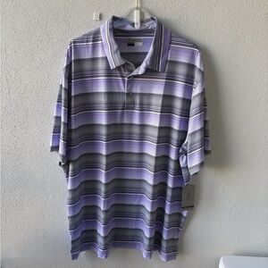 PGA TOUR Pro Series Athletic fit Size‎ 2XLT Golf Shirt Purple/Black